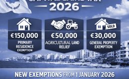 Cyprus Capital Gains Tax 2026: New Property Exemptions